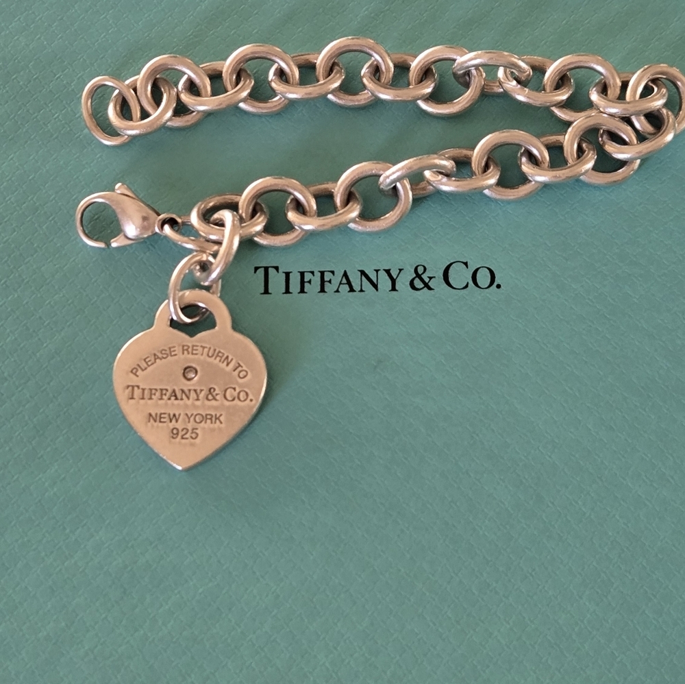 Tiffany & Co RTT Heart Tag with Diamond Bracelet